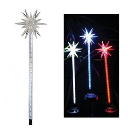 ALPINE CORP Alpine Corp QLP228ABB Solar Starburst Stake with Motion LED Light Pack of 20 QLP228ABB